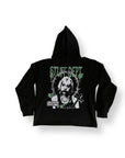 Pink Devil - Pocketless Crop Hoodie (Green)