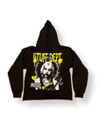 Pink Devil Hoodie Black/Yellow