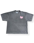 “Members Only” (grey) acid washed tee