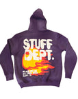 PURPLE STUFF DEPT. LOGO HOODIE