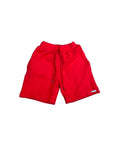 “Make Money Not Friends” (red) short set